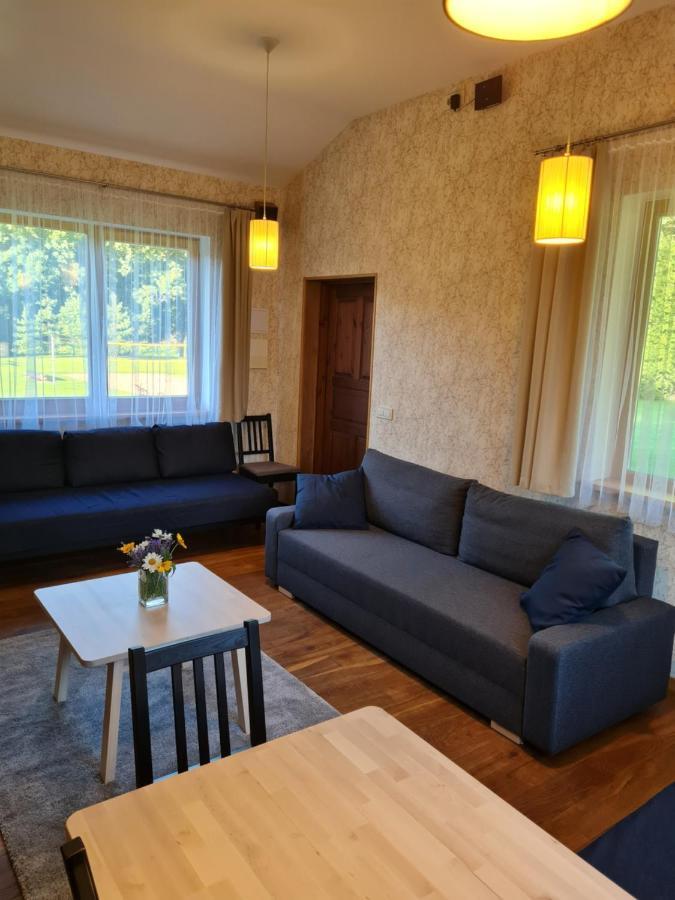 Atostogu Namelis-Pirtis Prie Upes Villa Anykščiai Exteriör bild